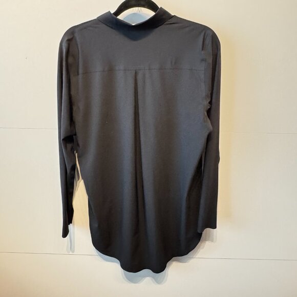 Athleta Urbanite Button Down Top in Black - Picture 6 of 7